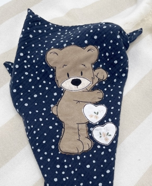 Halstuch "Teddy mit Herz"